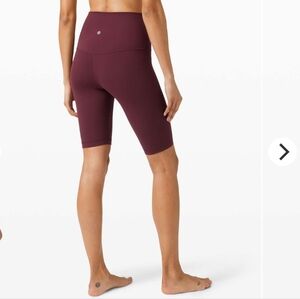 Lululemon Align 10" long shorts,Super High-rise,Cassis